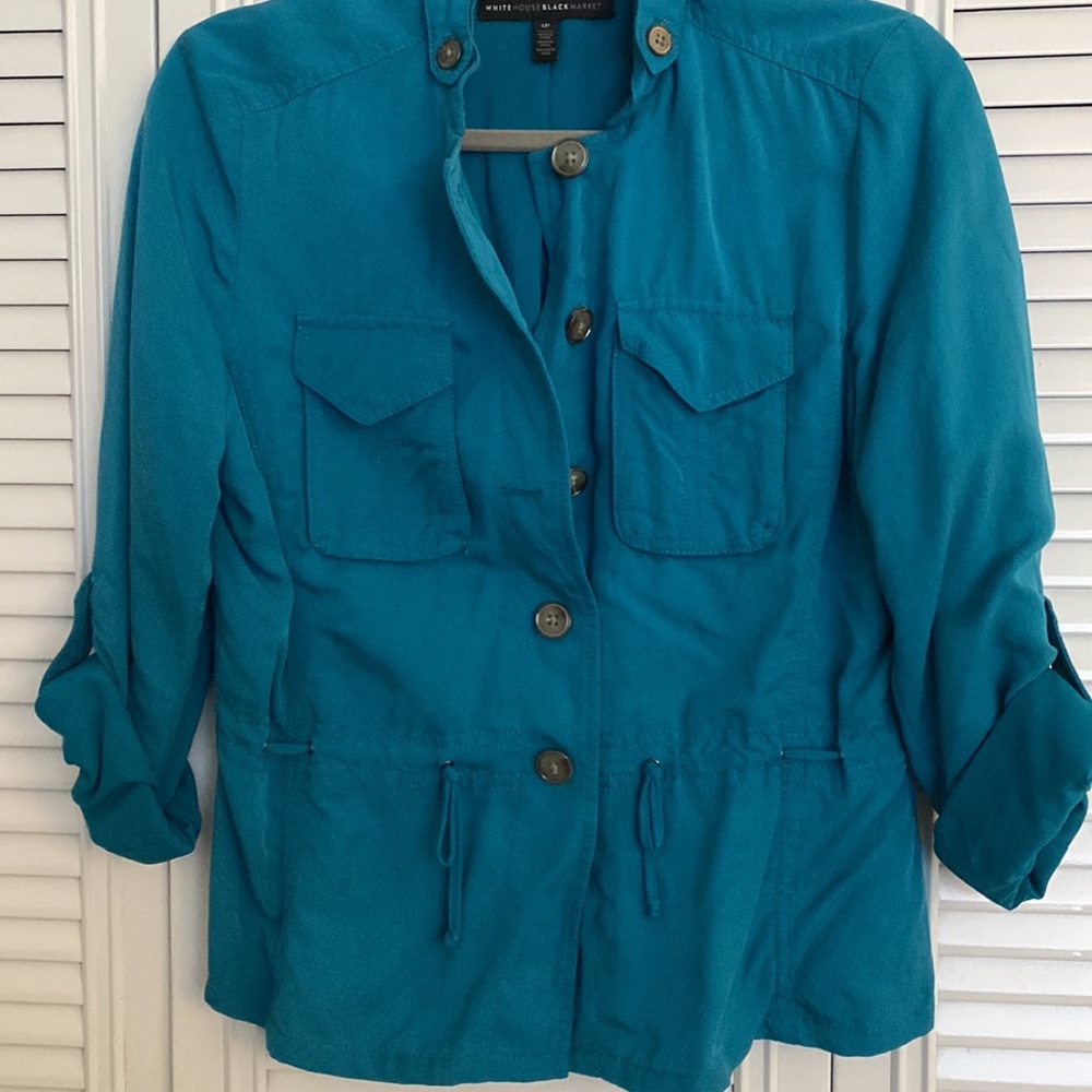 Turquoise utility jacket - Picture 4 of 8